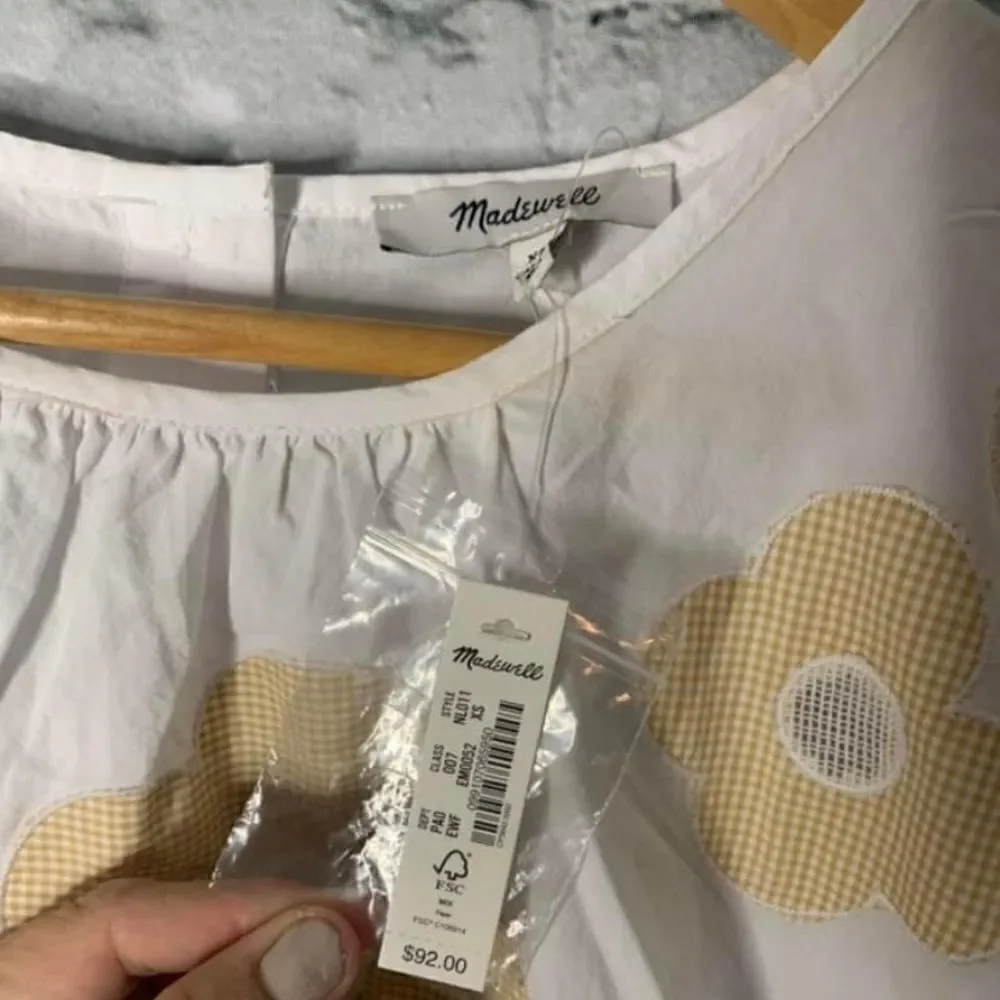NWT Madewell puff sleeve blouse. Size XS